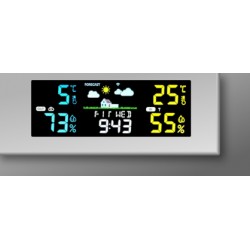 Stacja pogodowa LCD z zegarem